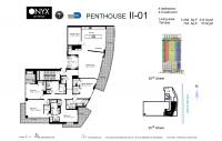 Unit PHII01 floor plan